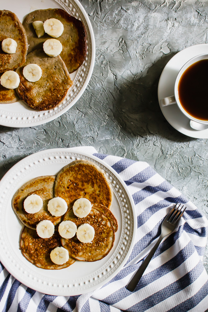 2-Ingredient Banana Pancakes - Simply Wholefull