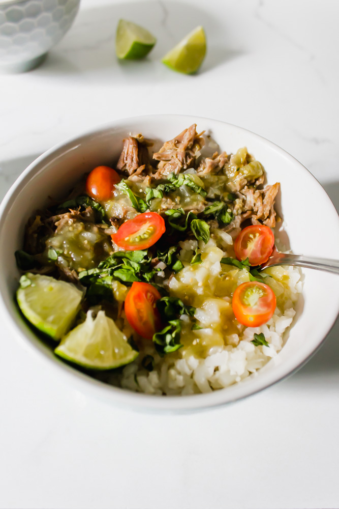 Crockpot Beef with Salsa Verde