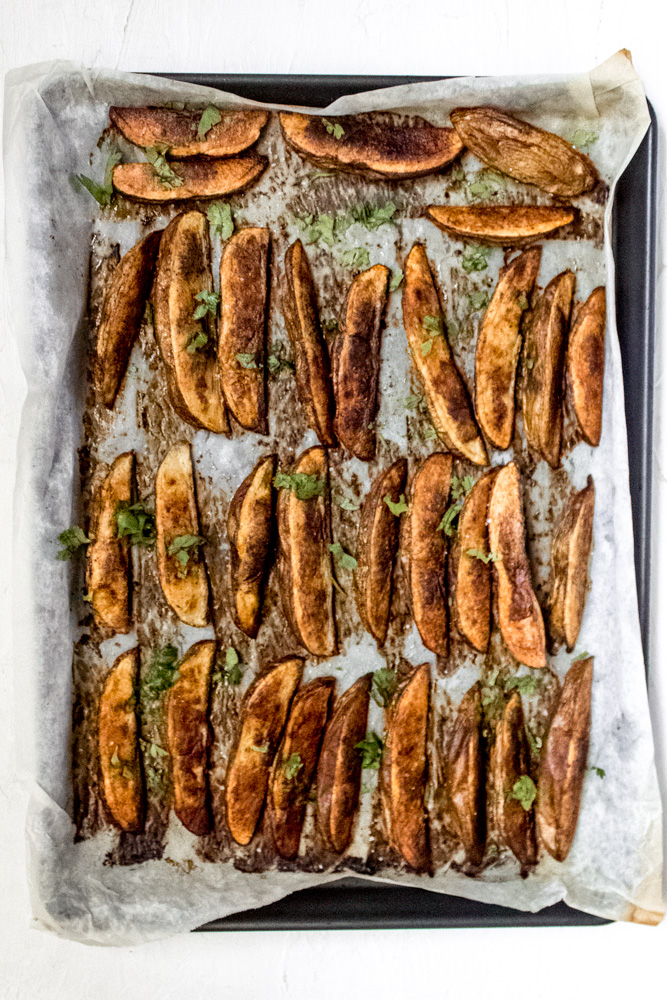 Crispy Garlicky Potato Fries