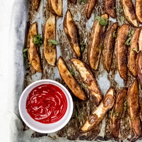 Crispy Garlicky Potato Fries