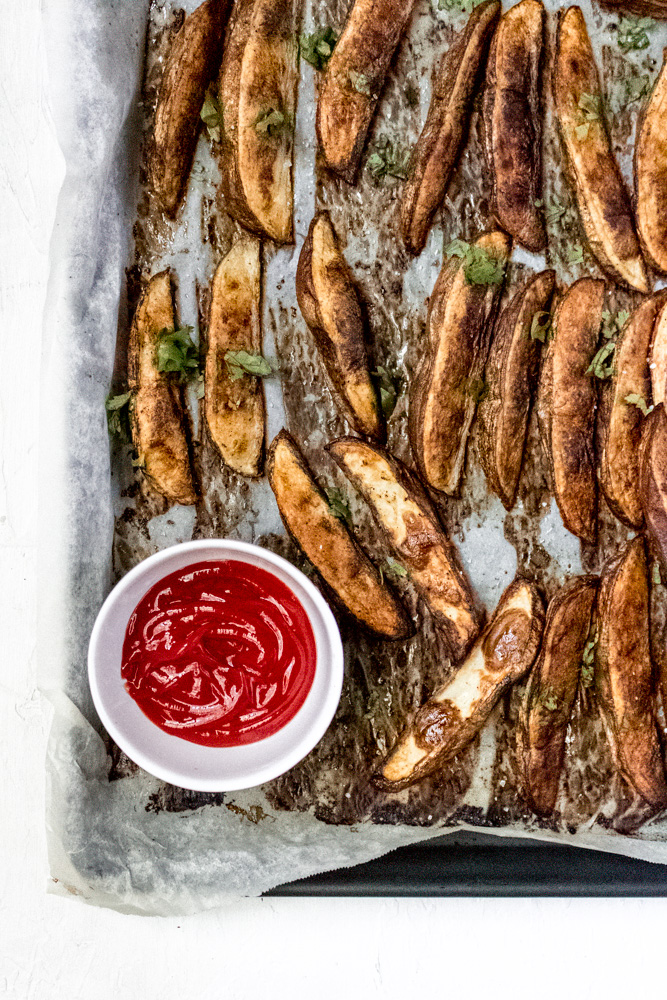 Crispy Garlicky Potato Fries