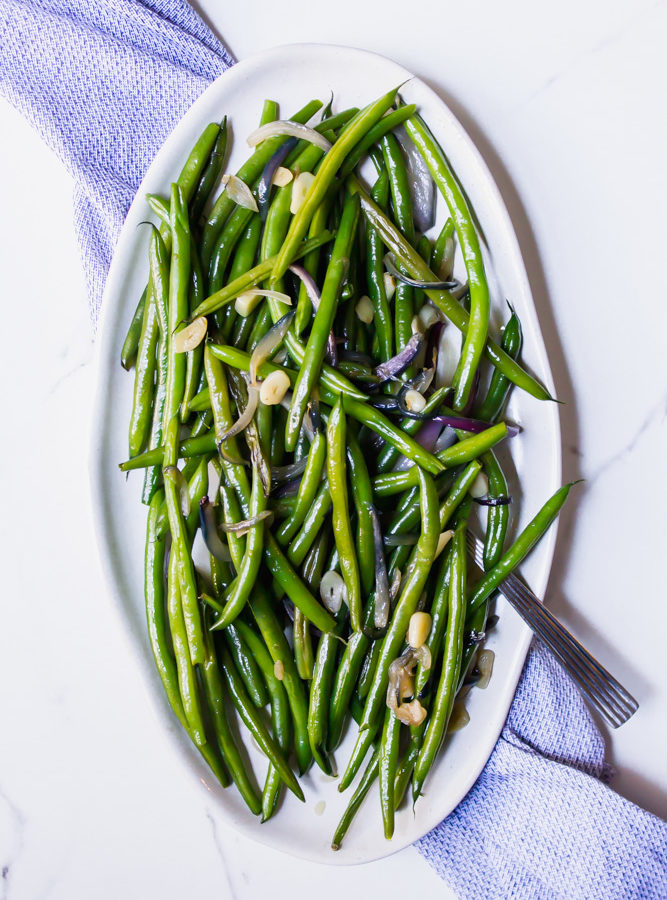 Sauteed Garlicky Green Beans