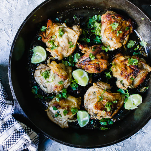 One Pan Cilantro Lime Chicken